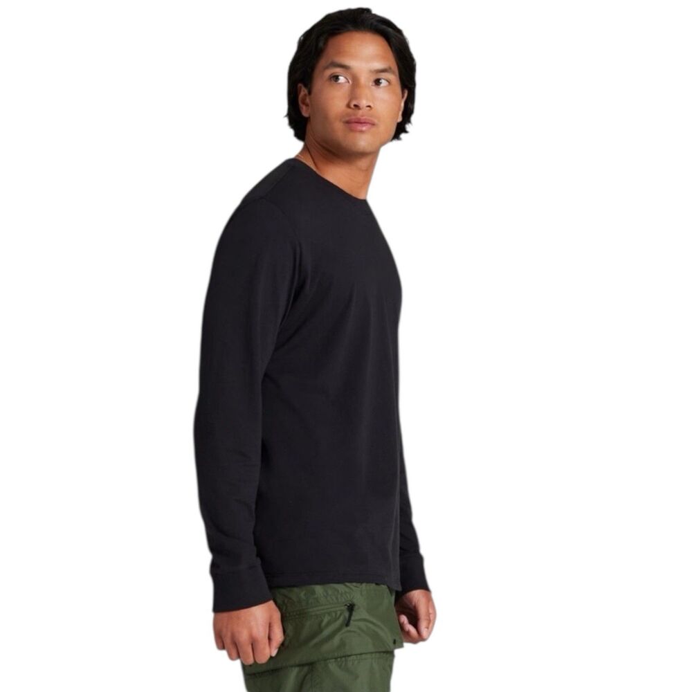 Allbirds T-Shirt Mens Small Black Long Sleeve Organic Cotton Tee Minimalist NWT